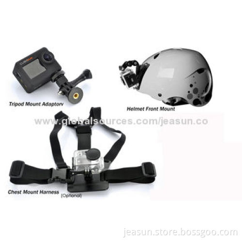 5MP Black 50-meter Waterproof High-definition Action Camcorder with 800mAh Capacity